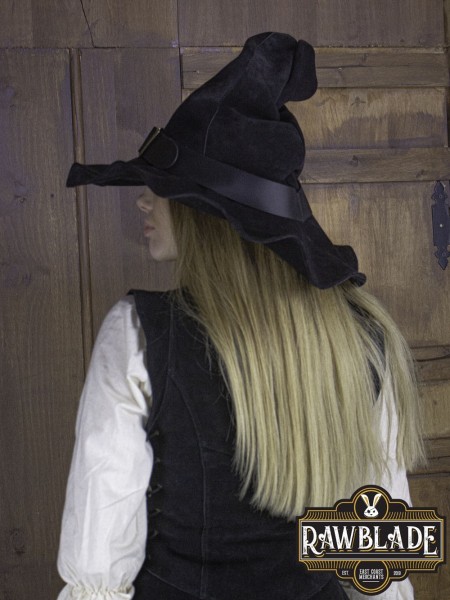 Wikka The Witch's Hat - Suede Black