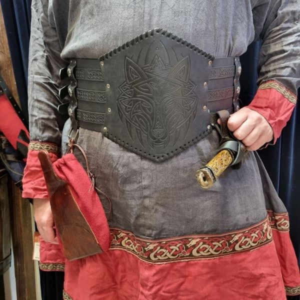 Pleather Gut Belt - Wolf