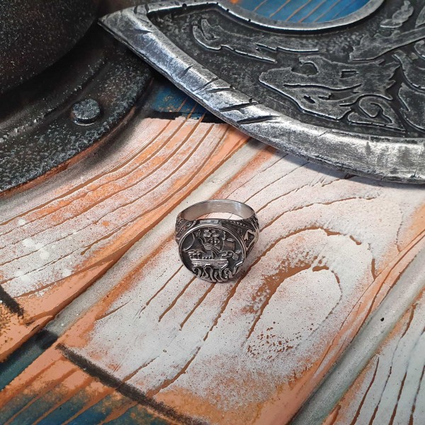 Viking Ship Seal Ring