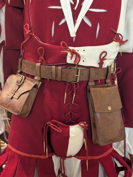 Faux Leather 3 Piece Belt Combo