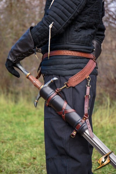 Sword Hanger for Sword Belt - Genuine Leather