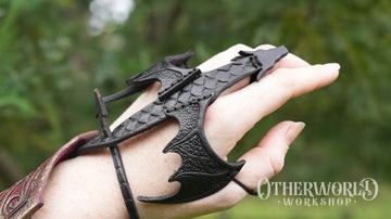 Leather Dragon Bracelet (single)