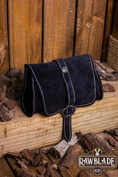 Morwen Belt Bag Black Suede