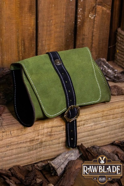 Morwen Belt Bag Green Suede