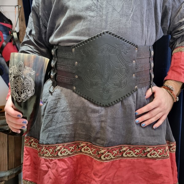 Pleather Gut Belt - Longship
