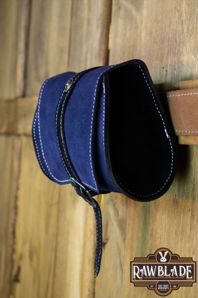 Morwen Belt Bag Blue Suede