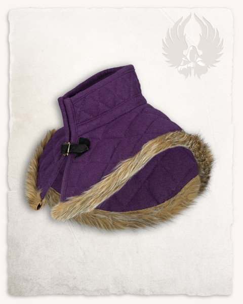 Nimue Fur Mantle Purple