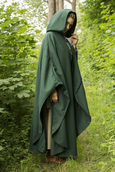 Godfrey Cape (Wool) - Green