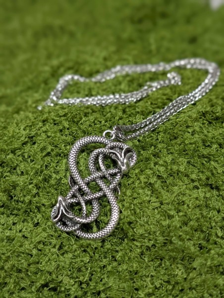 Loki Serpent Pendant Necklace