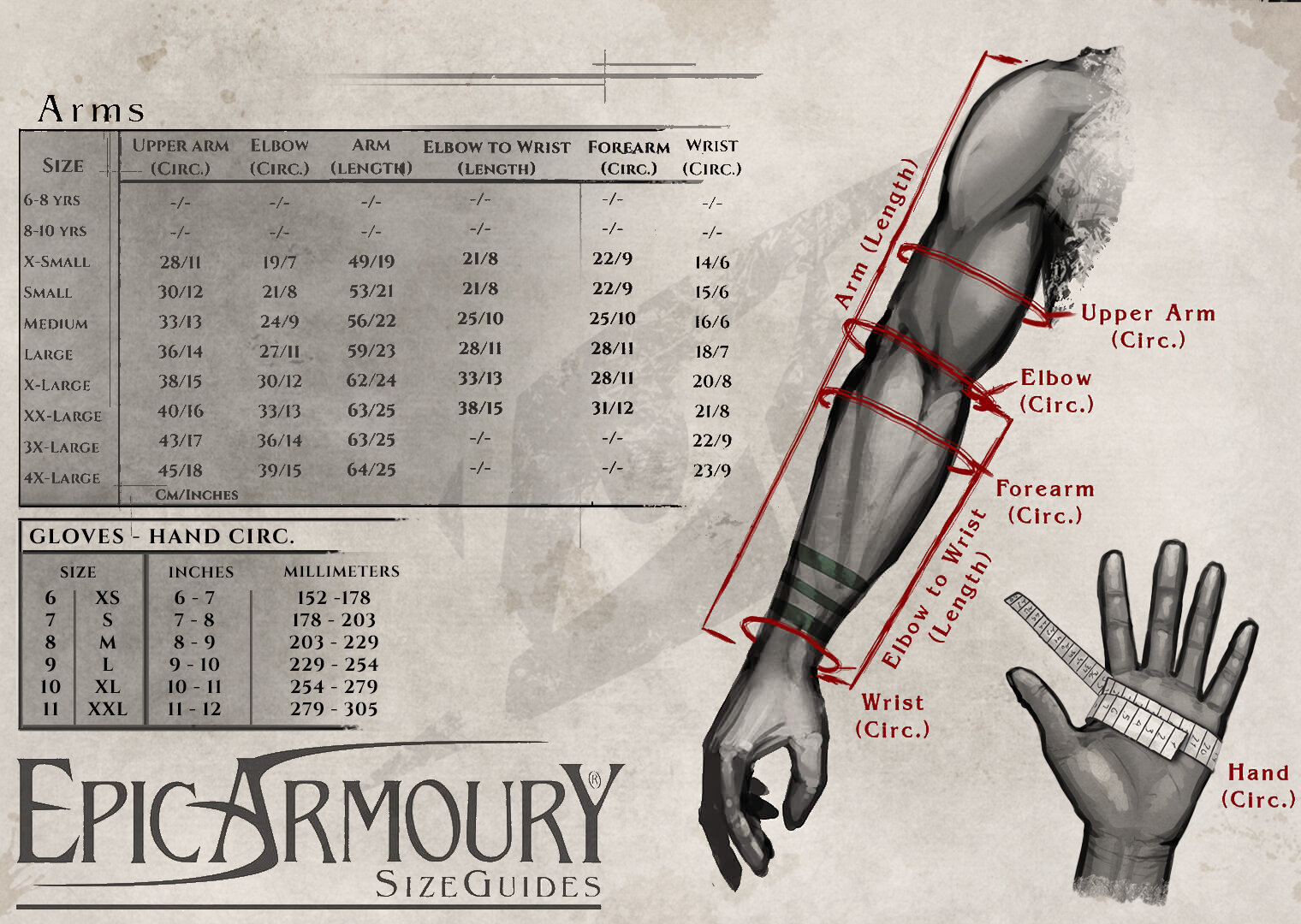 sizeguide-arms-glovesDWSdfugcFr70F