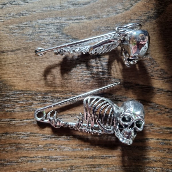 Skeleton Brooch