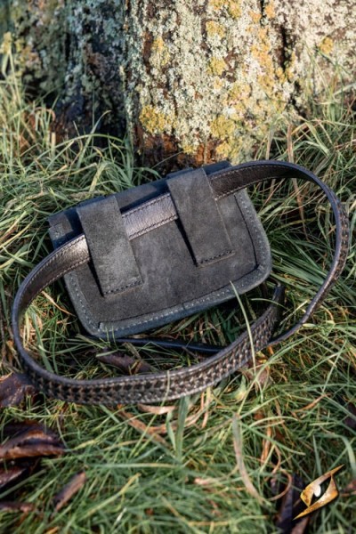 Warrior Bag Suede - Small Black