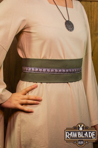 Jeanne Fabric Belt - Green