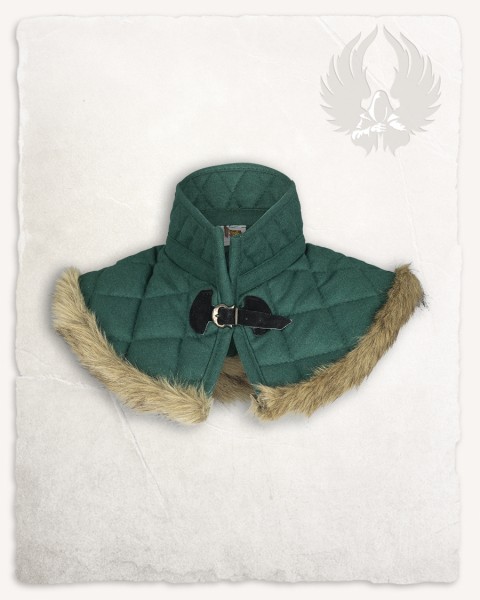 Nimue Fur Mantle Green