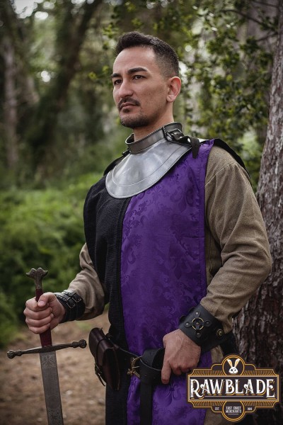 Lawrence Knight Tabard Bitone- Purple/Black