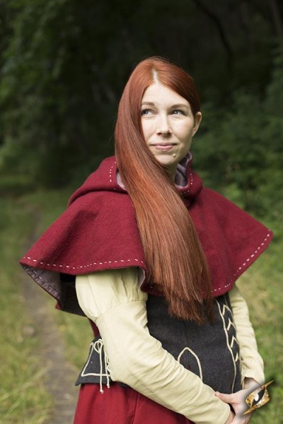 Epic Armoury Medieval Hood - Red