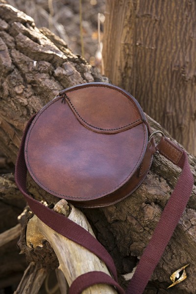 Round Leather Bag