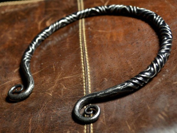 Twisted Iron Neck Torc